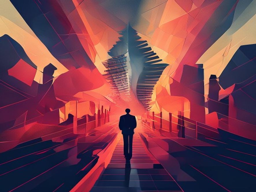 A cinematic, photorealistic 8k image capturing the shifting political landscape in Chungbuk, featuring a modern, confident political figure standing at the center of a monumental structural change, surrounded by abstract glowing silhouettes of traditional power structures crumbling into a new, vibrant path, high contrast, dramatic atmosphere.