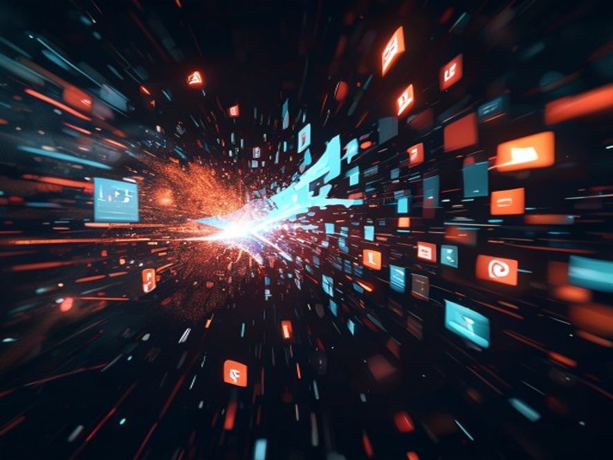 A cinematic, photorealistic 8k image featuring a conceptual representation of language fragmentation and digital misunderstanding, showing a glowing regional dialect text character clashing with distorted digital pixels and floating social media icons in a dark, atmospheric void, emphasizing the tension between cultural identity and modern online discourse.