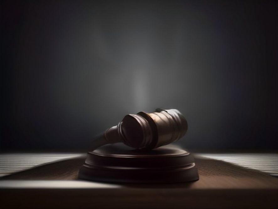 A highstakes, cinematic, and photorealistic 8k image of a polished courtroom gavel resting atop a stack of complex legal documents under dramatic, moody lighting, symbolizing the shifting power dynamics and procedural changes in the criminal justice system.