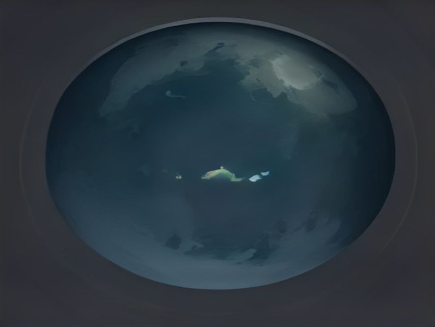A cinematic, photorealistic 8k image featuring a subtle, hightech glowing tactical nuclear warhead silhouette set against a dark, tense geopolitical map of the Korean Peninsula, capturing an atmosphere of strategic tension and modern defense shifts.