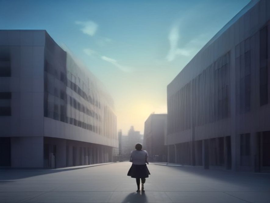 A cinematic, photorealistic 8k image featuring a determined student holding a university entrance handbook, standing in front of a modern medical school building under a bright, hopeful sky, symbolizing the new era of regional medical education and equal opportunity.