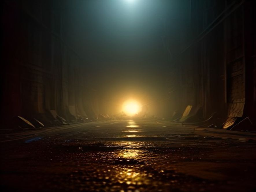 A cinematic, photorealistic 8k image of gleaming gold bars being unearthed from a dark, rustic underground sewer construction site in Belgium, with dramatic lighting highlighting the contrast between the grimy pipes and the shimmering treasure, captured in a highly detailed, mysterious atmosphere.