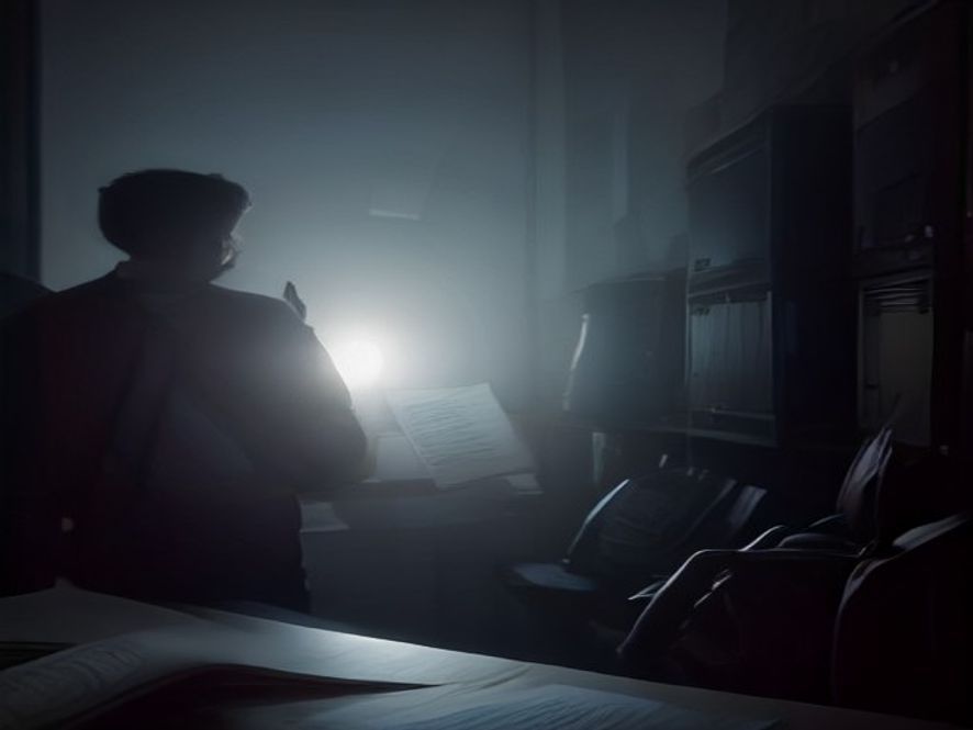 A cinematic, photorealistic 8k image of a highstakes government office setting, featuring a heavy, bureaucratic document folder marked with a stamp being pushed rapidly by a shadowy, metaphorical string attached to a politicians hand, contrasting the cold precision of medical clinical trial papers with the dark influence of political power, dramatic lighting, high contrast.