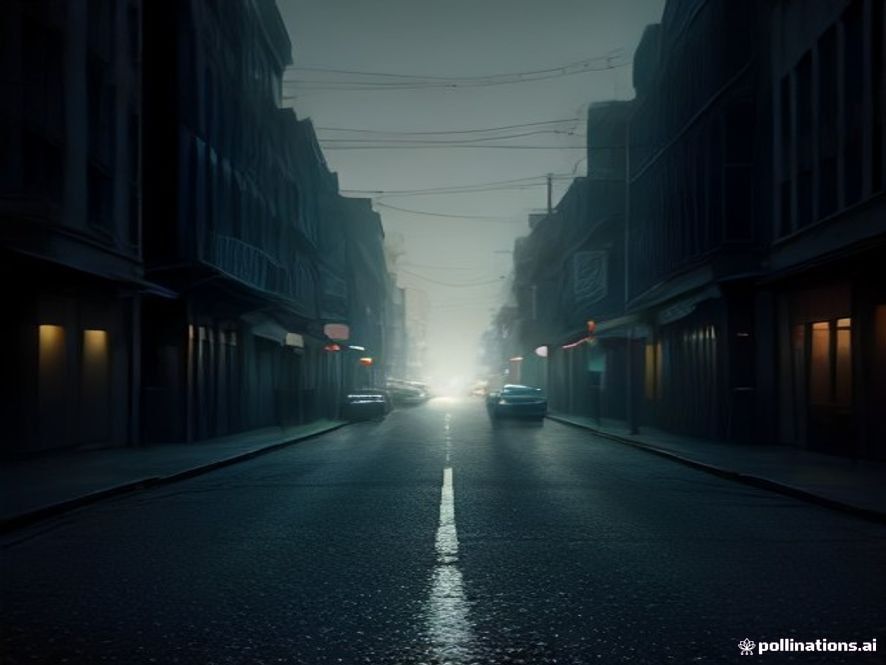 A cinematic and photorealistic 8k image featuring a lonely, dimly lit city street at twilight, emphasizing a sense of mystery and urgent search for missing persons, with a silhouette of a professional police officer observing the urban landscape, atmospheric lighting, and highquality documentary aesthetic.