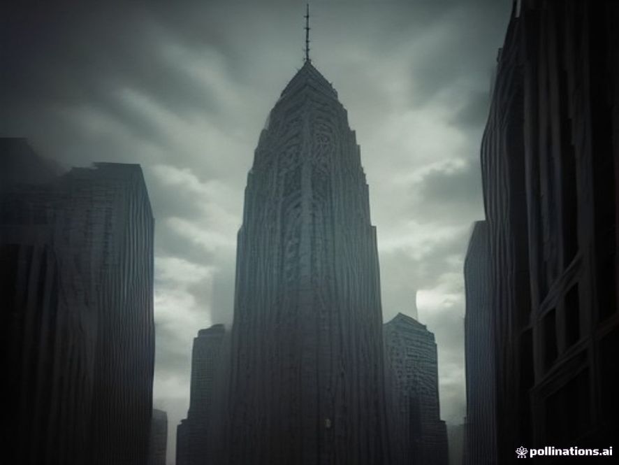 A cinematic, photorealistic 8k image showing a silhouette of a concerned citizen looking up at a towering, opulent government building that casts a long, cold shadow over a city street, symbolizing the sharp divide between public tax funds and the reality of political moral hazard, dramatic lighting, high contrast.