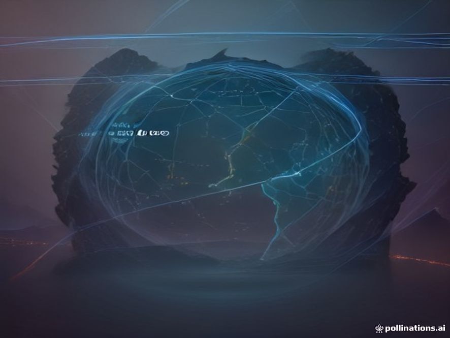 A cinematic, photorealistic 8k image featuring a grand, stylized digital map of the modern Silk Road connecting South Korea and Central Asia, illuminated by glowing lines of light symbolizing energy and mineral supply chains, with a sophisticated professional atmosphere, capturing a vision of futuristic economic prosperity and strategic global partnership.