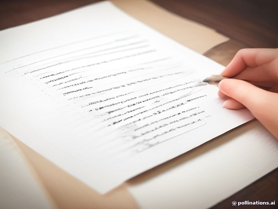 A cinematic, photorealistic 8k closeup shot of an elderly persons hand carefully writing a formal testament with a fountain pen on aged parchment paper, contrasting the traditional handwritten document with a blurred modern smartphone in the background, symbolizing the weight of legal authenticity in the digital age.