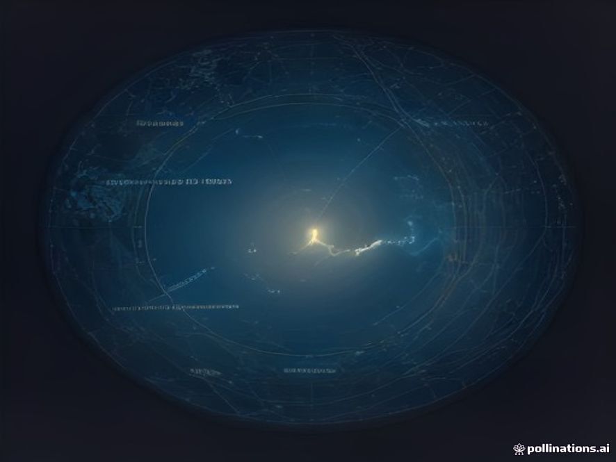 A cinematic, photorealistic 8k image depicting a silhouette of a map of the Korean Peninsula glowing with complex digital network lines under a dramatic spotlight in a dark, highstakes geopolitical strategy room, representing the tension between major global powers and the scrutiny of invisible influence.