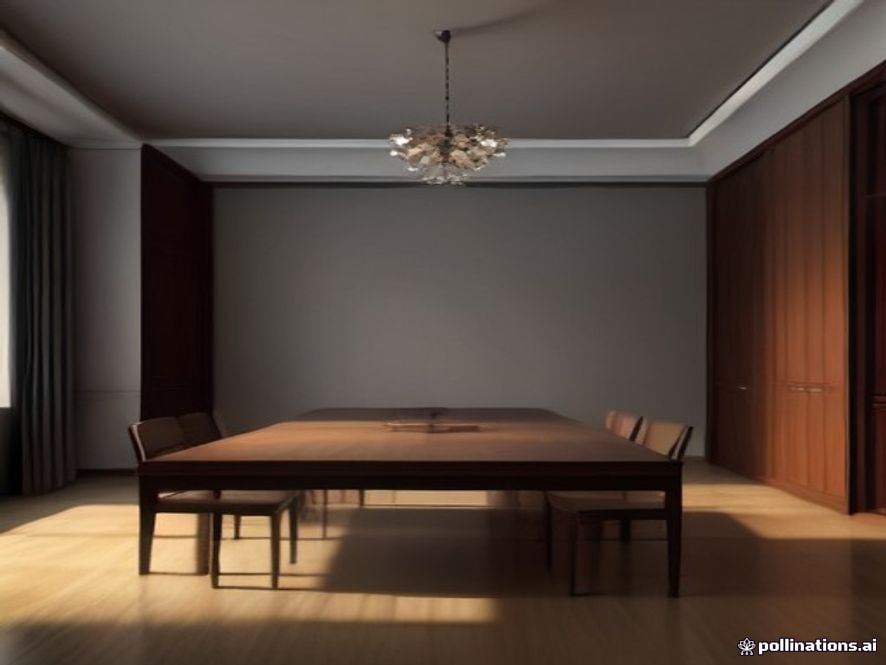 A cinematic and photorealistic 8k image of a highstakes diplomatic environment featuring a dimly lit, sophisticated negotiation room with a solitary, weathered document lying on a polished mahogany table, reflecting a tense atmosphere of international distrust, with soft shadows and sharp focus, hyperdetailed.