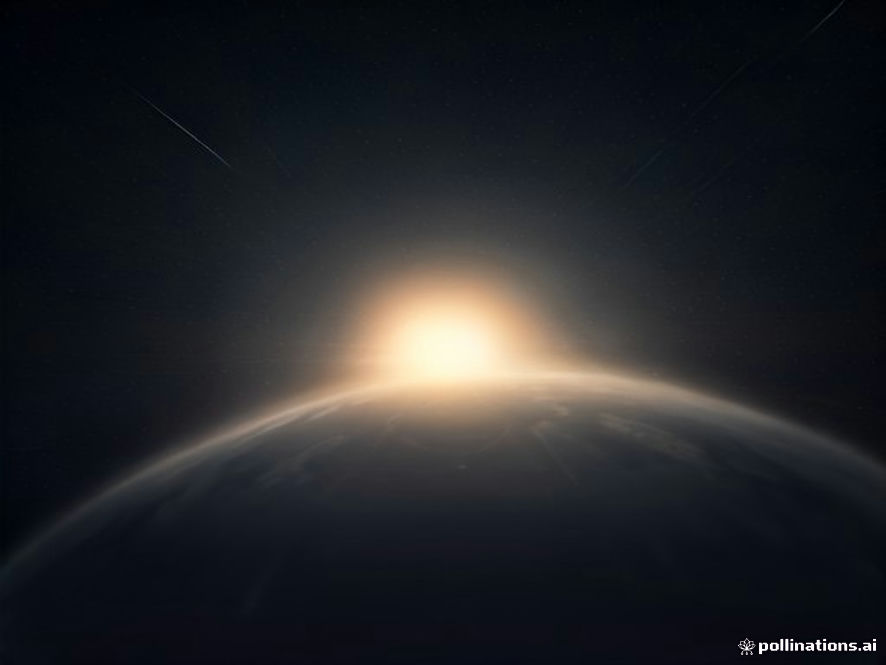 A cinematic, photorealistic 8k image of a constellation of advanced microsatellites orbiting in the dark expanse of space, capturing a highly detailed and vibrant glowing Earth below, emphasizing global surveillance technology and futuristic connectivity, professional atmosphere.