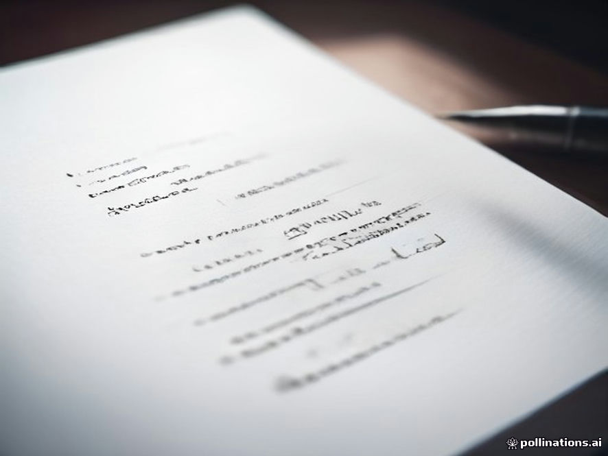 A cinematic, photorealistic 8k closeup shot capturing an elegant fountain pen resting on a handwritten legal document, contrasting with a glowing, modern smartphone nearby, emphasizing the tension between traditional handwritten will and digital technology, soft moody lighting, professional highend photography style.